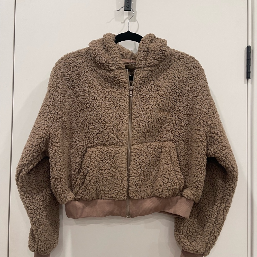 Skims Teddy Zip Up Hoodie